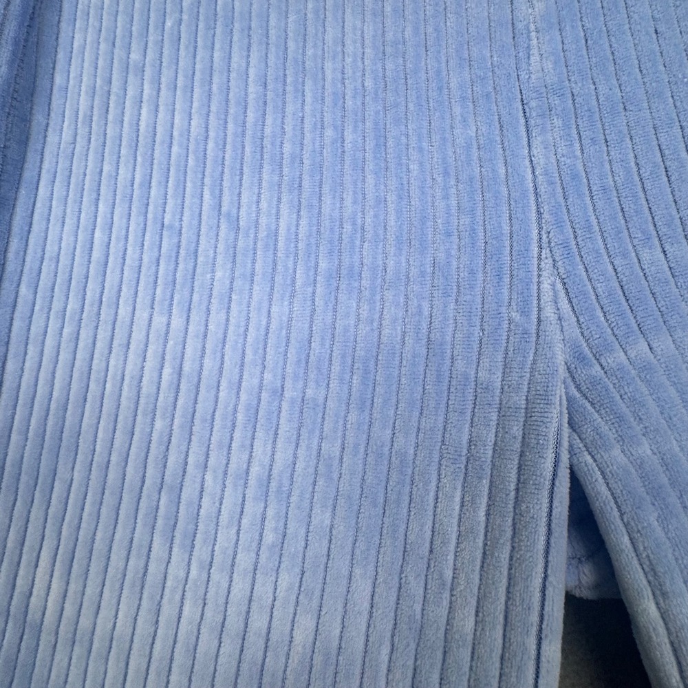Aerie Corduroy Flare Leggings Light Blue Ribbed High Waist XS Short Pants - Picture 5 of 7